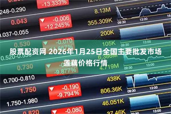 股票配资网 2026年1月25日全国主要批发市场莲藕价格行情