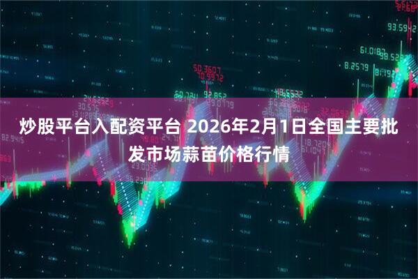 炒股平台入配资平台 2026年2月1日全国主要批发市场蒜苗价格行情